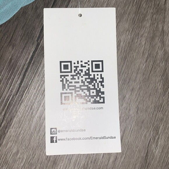 EMERALD Sundae Green Dress Size‎ Small Swiss Dot - Picture 3 of 11